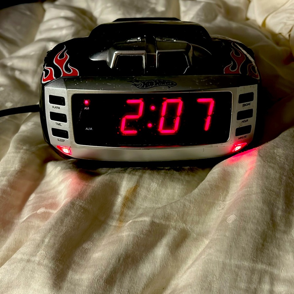 Hot Wheel Alarm Clock